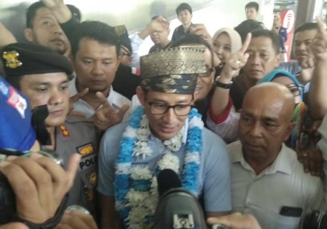 Tiba di Pekanbaru, Sandiaga Uno akan Kunjungi Tempat Tinggal Masa Kecil di Rumbai, Dumai dan Duri
